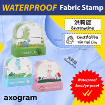 Fabric Textile Pre-inked Rubber Stamp