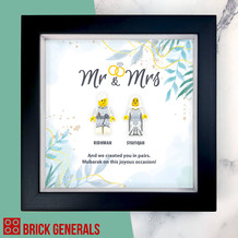 Malay Wedding Lego Minifig Frame