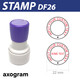 Premium Round Rubber Stamp (DF26)