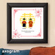 Wedding Lego Minifigures 3D Frames