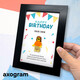 Happy Birthday Lego Minifig 3D Frames