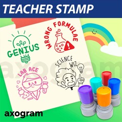Teacher Pre-inked Rubber Stamp 7