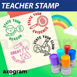 Teacher Pre-inked Rubber Stamp 13