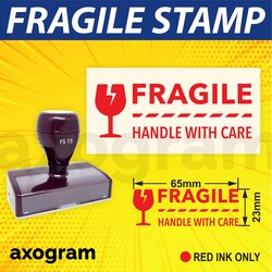 Fragile Label Stamp
