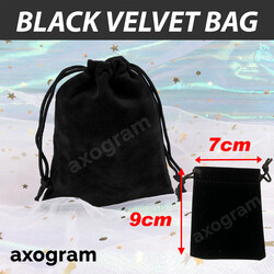 Black Velvet Drawstring Gift Bag