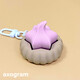 Gem Biscuit Clicker Keychain