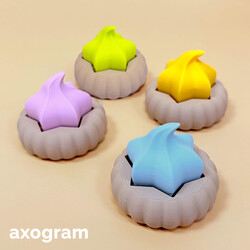 Gem Biscuit Clicker Keychain