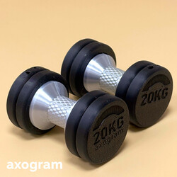 Dumbbell Fidget Clicker Keychain