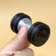 Dumbbell Fidget Clicker Keychain