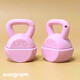 Kettlebell Fidget Clicker Keychain