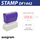 Premium 1-2 Line Rubber Stamp (DF1442)