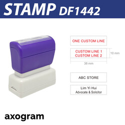 Premium 1-2 Line Stamp (Small)