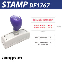 Premium 1-2 Line Stamp