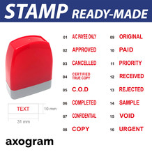 Ready Made Pre-inked Stamp
