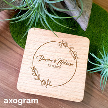 Personalized Text Coaster