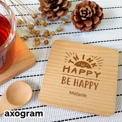 Think Happy Coaster [B1S]