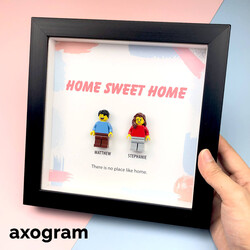 Brushstroke Lego Minifig Frame