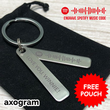 Spotify Metal Keychain