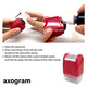 Identity Protection Privacy Roller Rubber Stamp