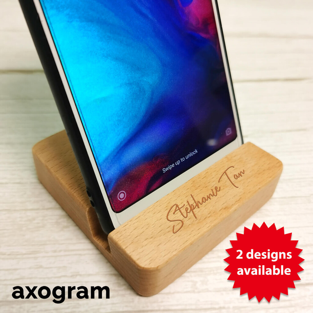 Personalized Xmas square phone stand