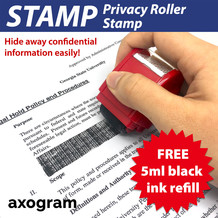 Identity Protection Privacy Roller Stamp