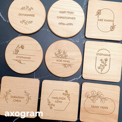 Personalized Name Coaster with Motif