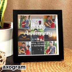 Happy Anniversary Photo Collage Frame