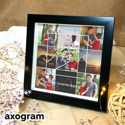 Finger Heart Photo Collage Frame
