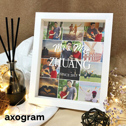 Mr & Mrs Photo Collage Frame
